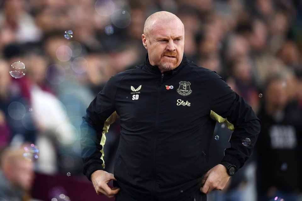 Sean Dyche is under huge pressure at Goodison Park