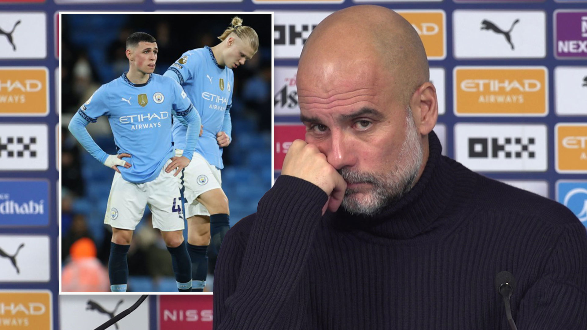 Shaken Pep Guardiola admits title race could be over NEXT WEEK as ‘fragile’ Man City suffer fifth defeat in a row