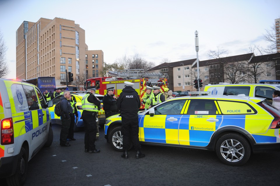 Emergency services swooped on the busy travel hub