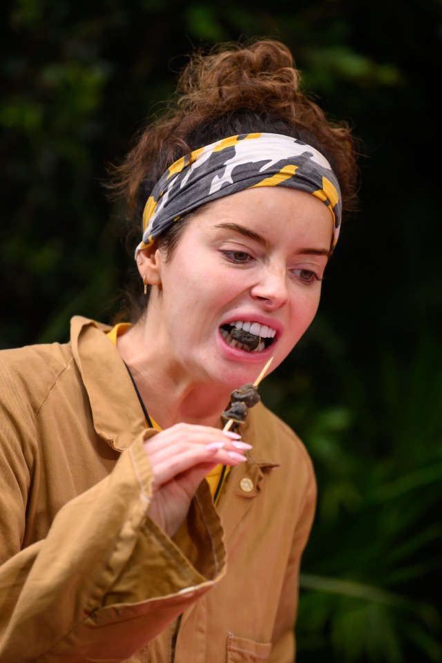 Maura during her first Bushtucker trial