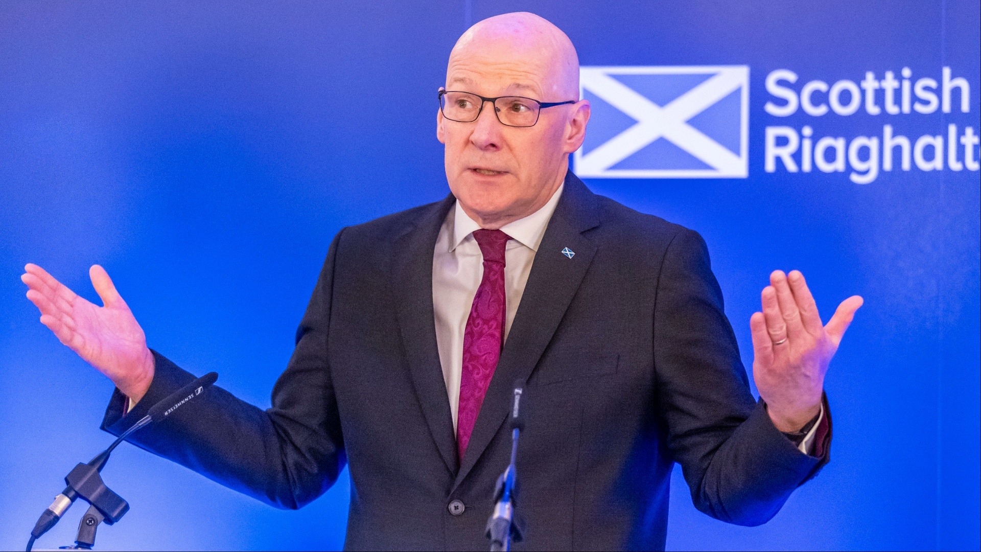 John Swinney says men cannot get pregnant despite SNP lawyers arguing opposite