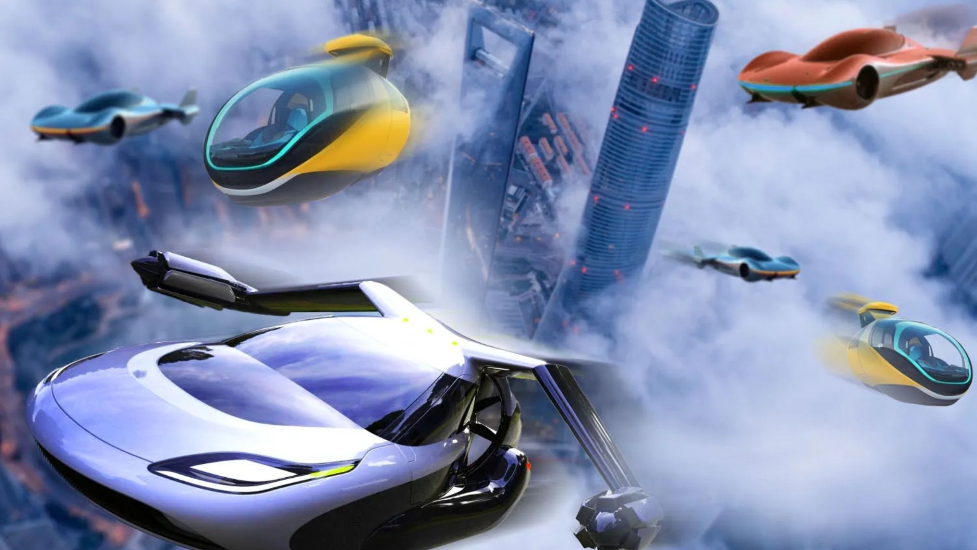 China plans to have 100,000 FLYING CARS buzzing around its cities as taxis, delivery vans and family motors in just 6yrs