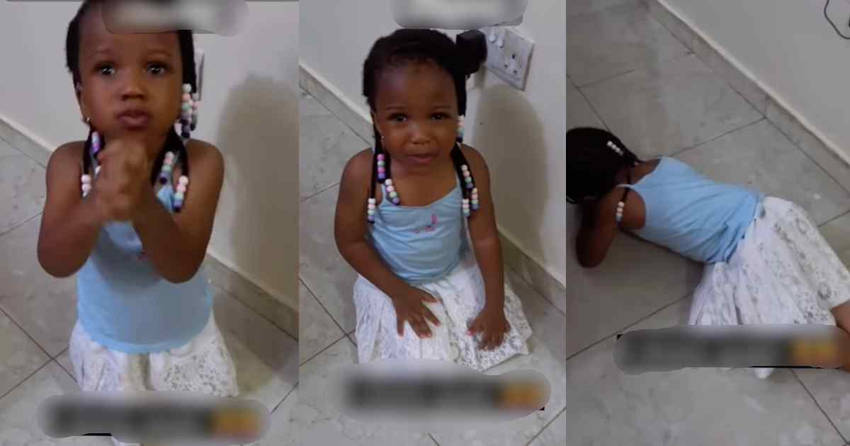 "Are you a teacher, do you have canɘs?" – Young girl quer!es her mum while being discipl!ned (VIDEO)