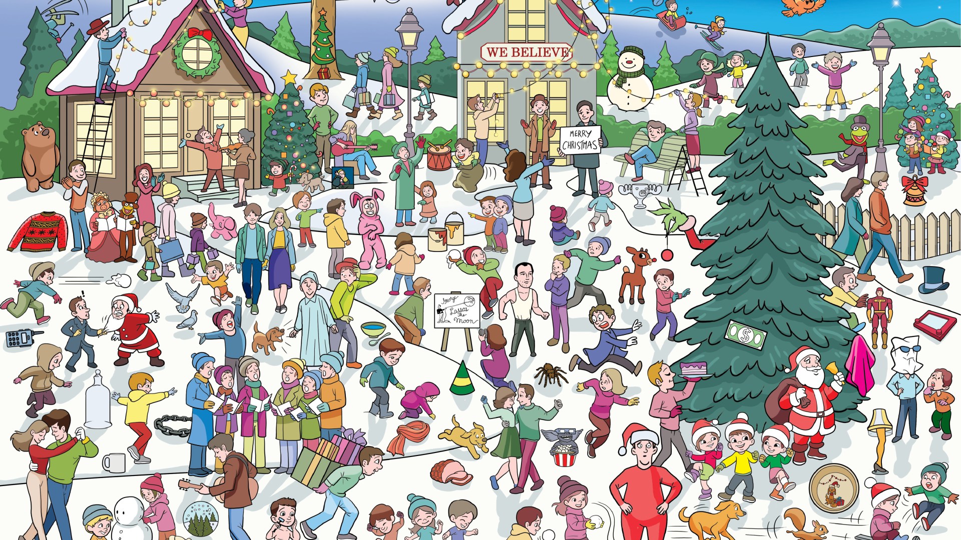 Can you find 50 Christmas movie items in this mind-boggling puzzle in under 60 seconds?