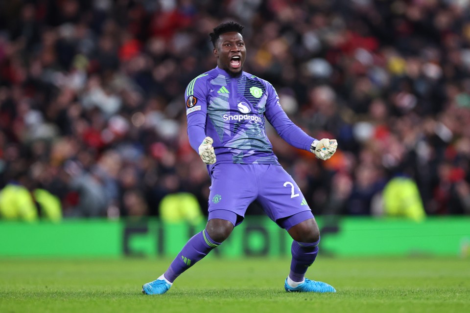 Onana, 28, helped his side to a comeback win