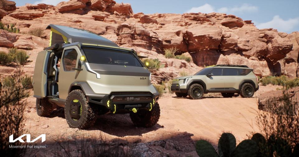 Huge off-road tires would make is suitable for a variety of terrain