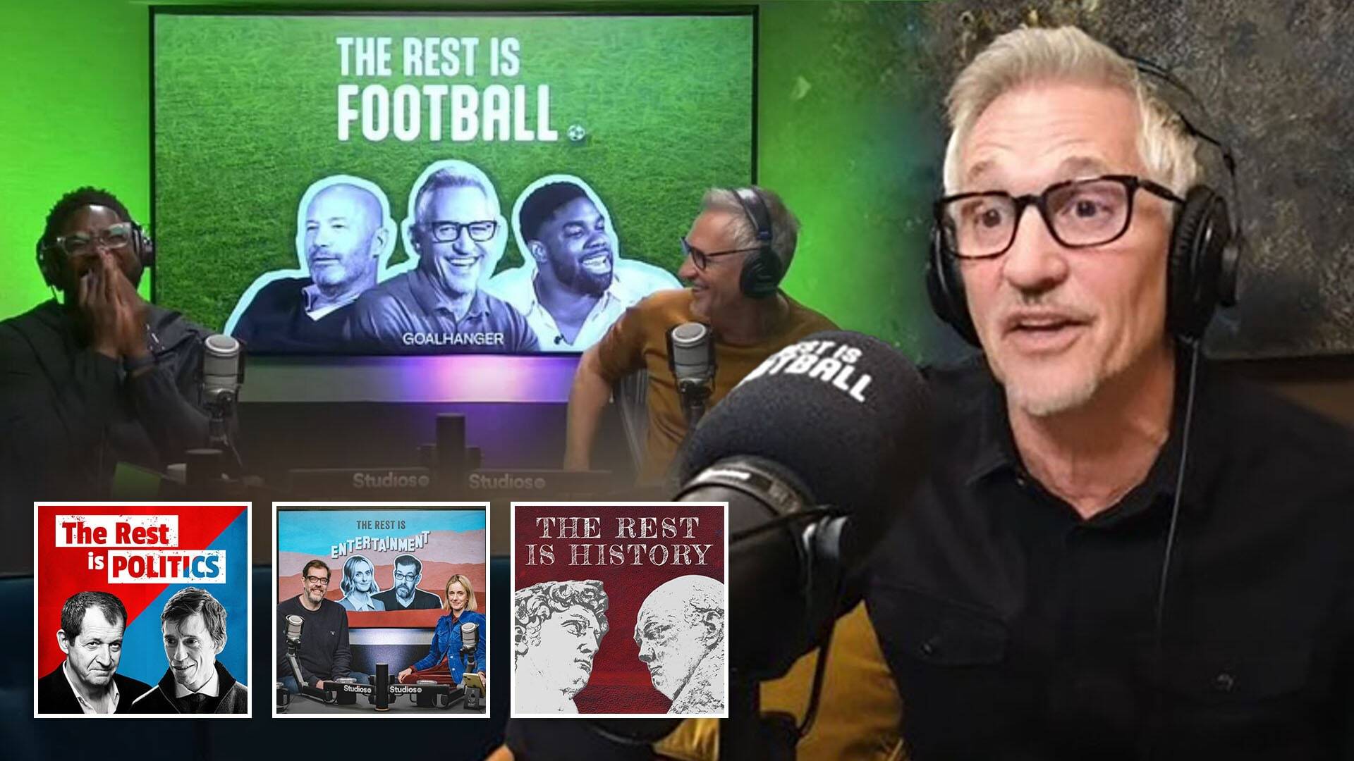 How Gary Lineker’s podcast empire's taking over the world as Goalhanger tops the charts with four most popular UK shows