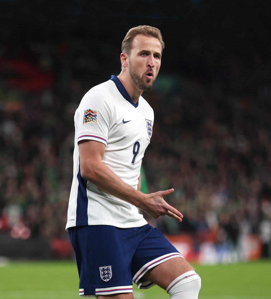 England’s Harry Kane celebrates