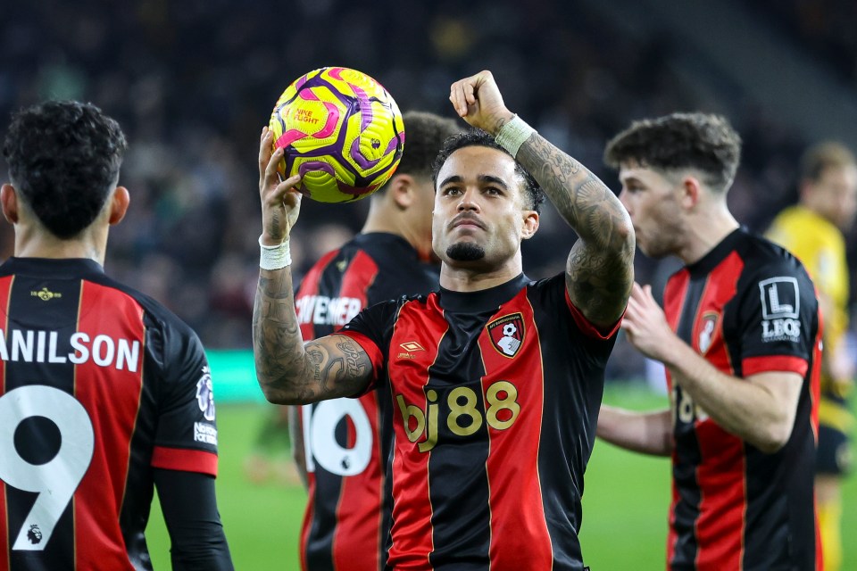 The hat-trick handed Bournemouth a 4-2 win over blundering Wolves