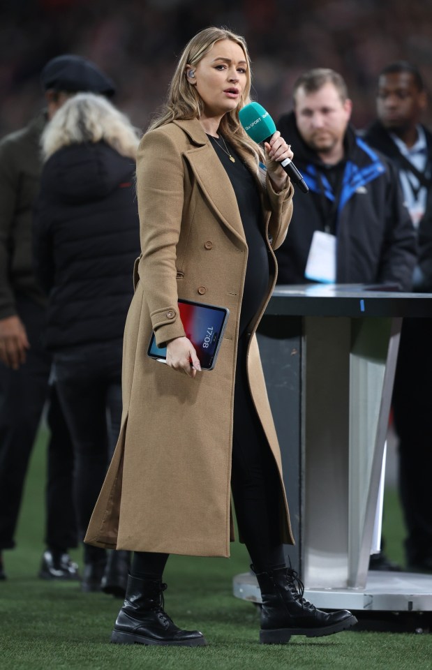 Woods was on duty for England's Lionesses against USA at Wembley