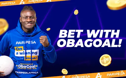 Bet With Obafemi Martins! Grab A Huge Welcome Bonus Of 180,000 NGN On PariPesa!