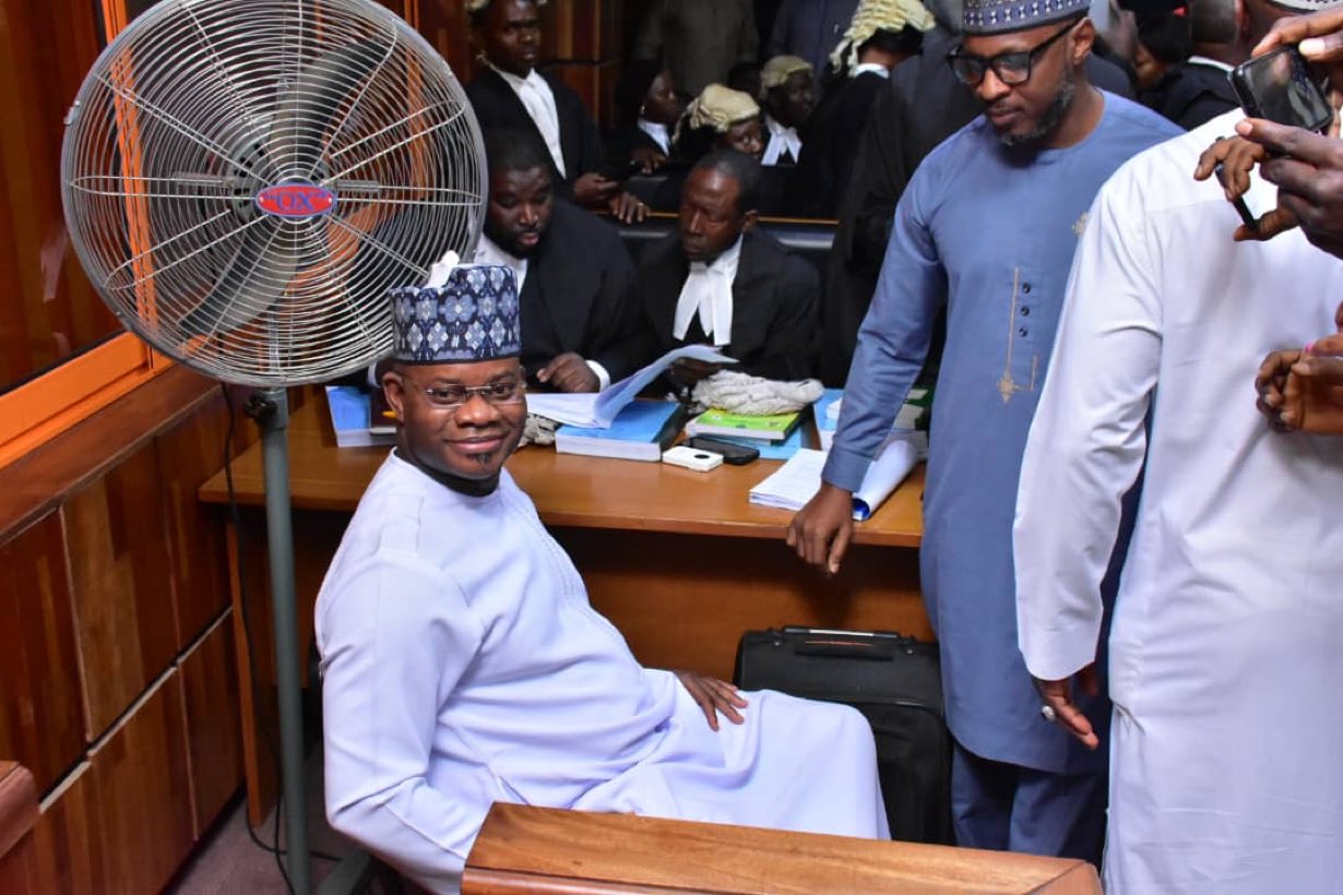 Court Rejects EFCC's Request To Arraign Yahaya Bello Without Counsel, Adjourns To Dec 13