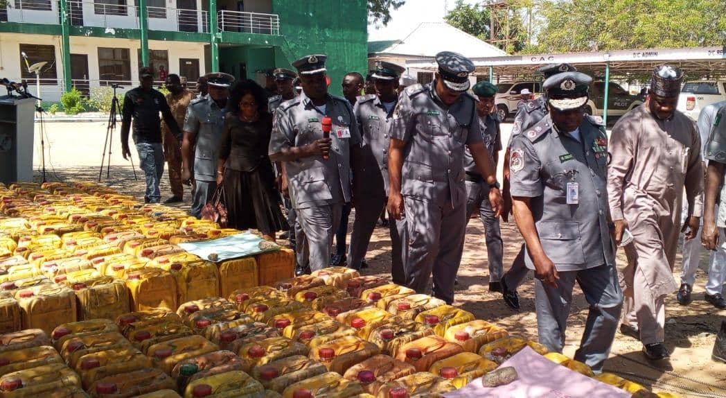 Customs Auctions 71,965 Litres Of Petrol To Adamawa Residents