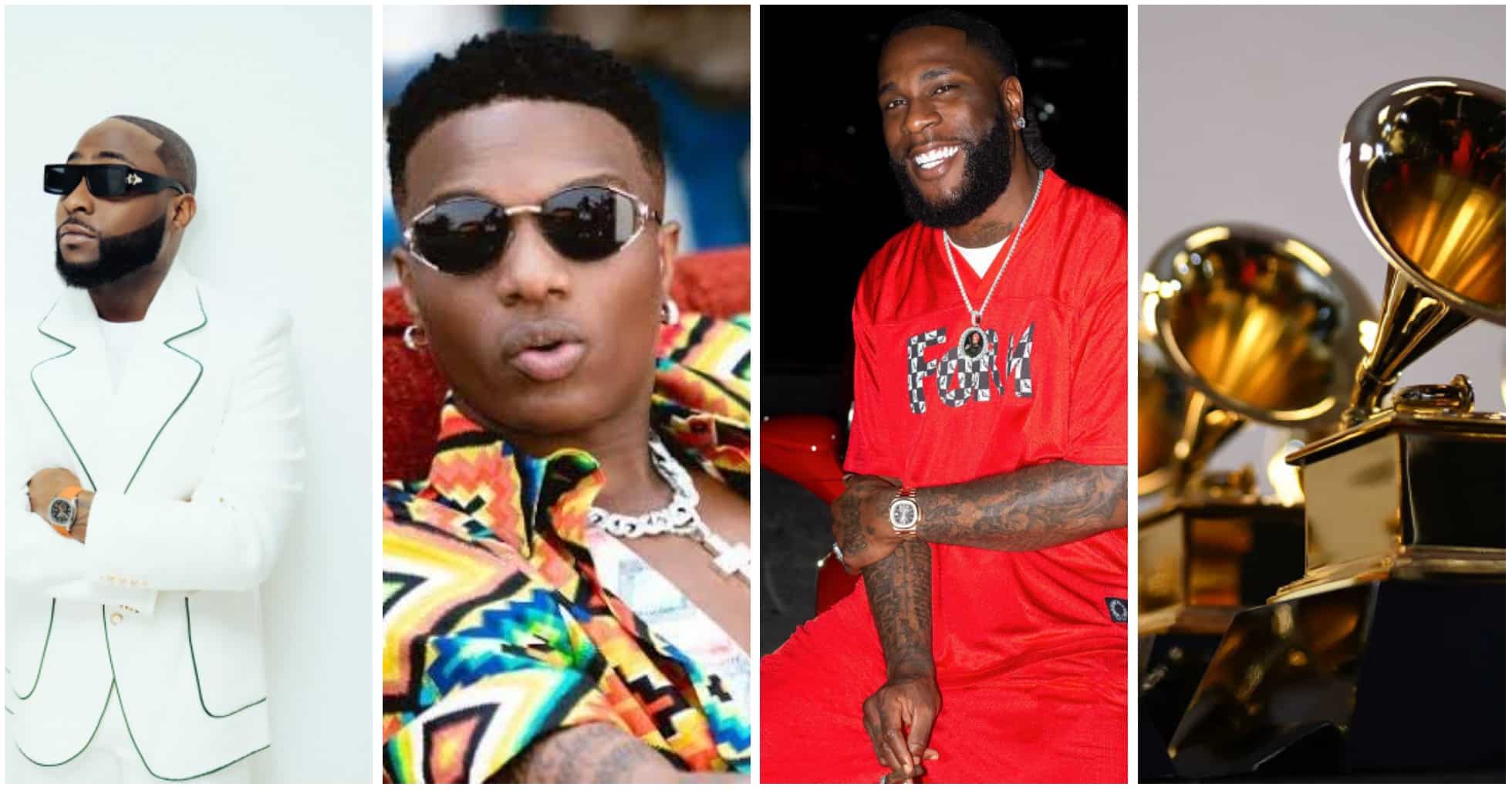 Davido, Wizkid, Burna Boy announced as 2025 Grammy nominees