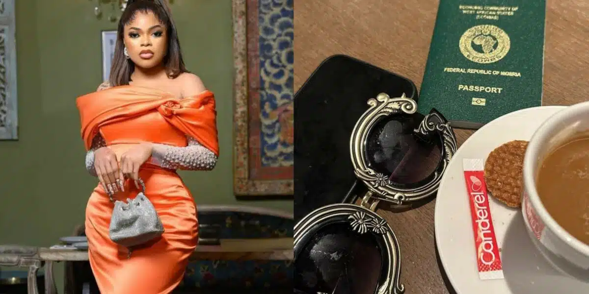 "Dis girl have bought first class tickets 3 times for over N30M" – Bobrisky brags after jetting out of Nigeria