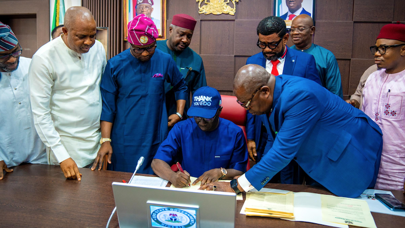 Edo: Gov Okpebholo signs revised appropriation bill into law