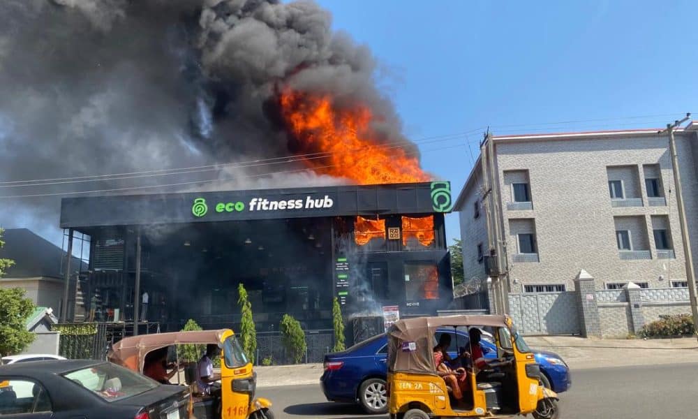 Fire Guts Eco Fitness Center In Abuja