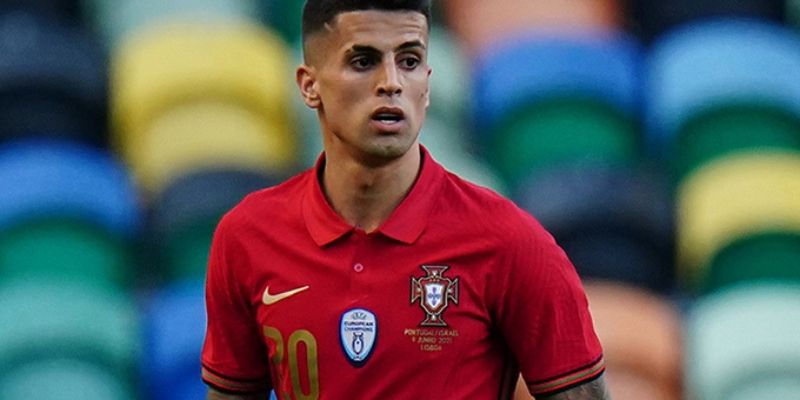 Football Player Cancelo Is A Versatile Portuguese Defender, Outstanding With His Flexible Attack And Defense Abilities, Playing For Barcelona