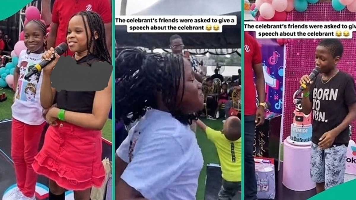 Funny Video of Nigerian Pupils Speaking about Classmate on Her Birthday Goes Viral Online