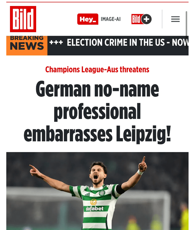 How Bild reported Kuhn's big night