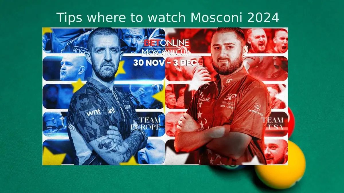 How to stream BetOnline Mosconi Cup Live and TV Broadcast Team USA vs Europe Pool Tournament