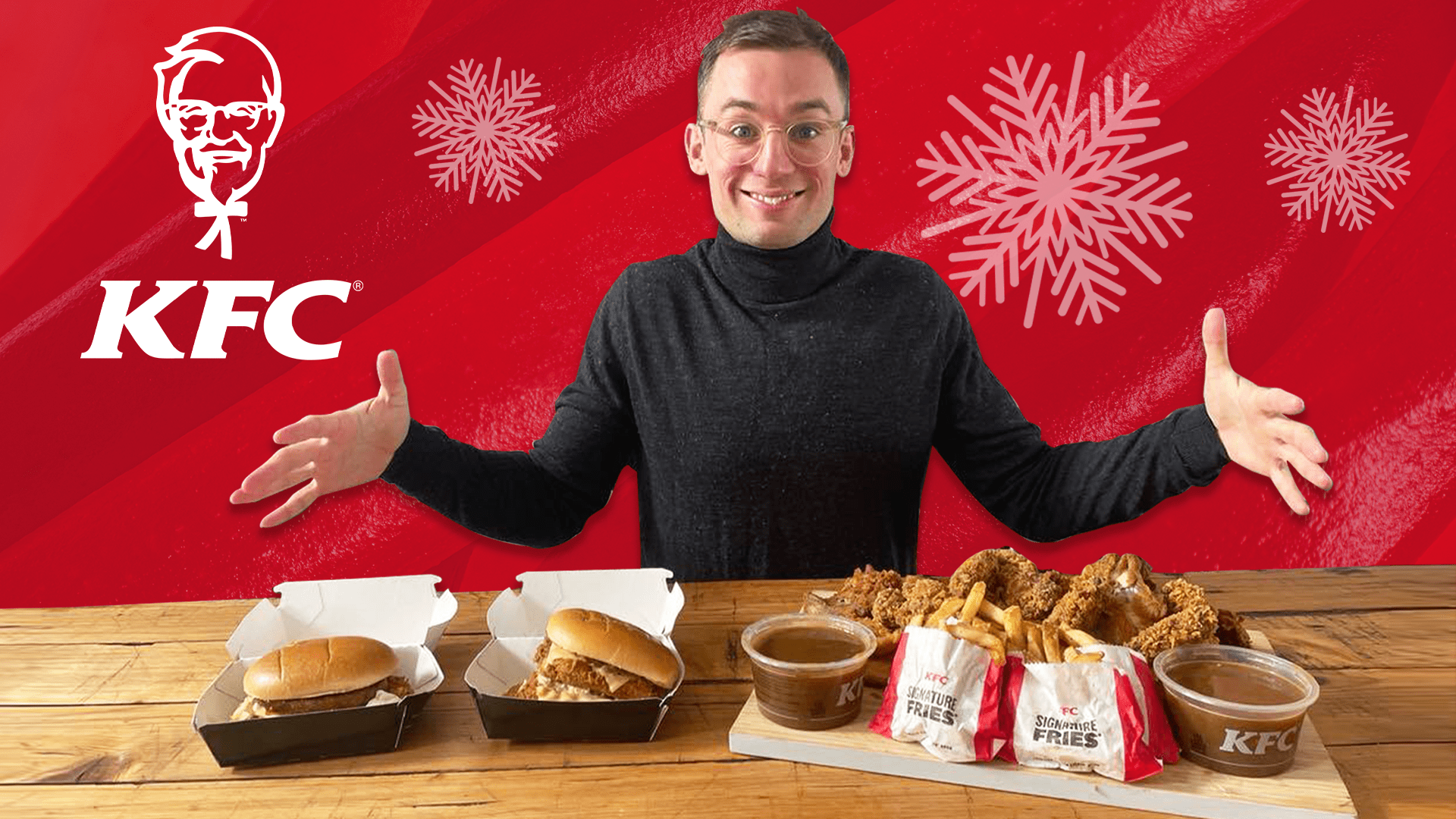 I tried KFC's festive menu including a sell-out returning burger - it tastes just like Christmas dinner in a bun