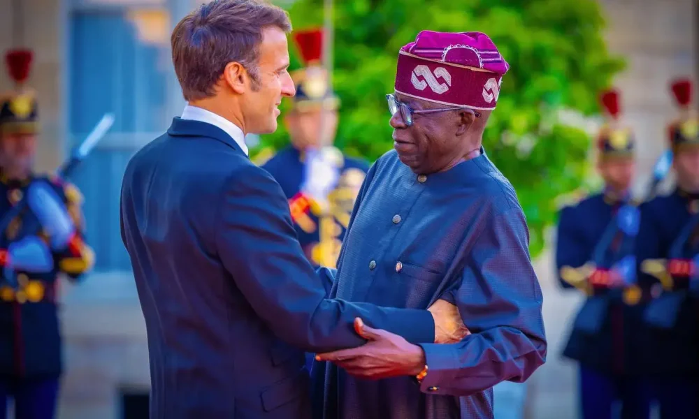 Insecurity Is Cause Out-Of-School Children Issue - Tinubu Tells Macron