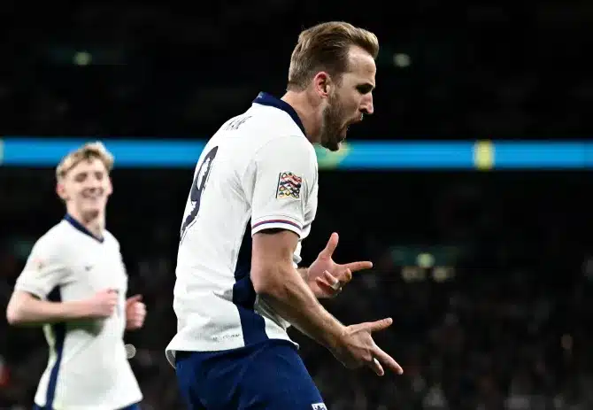 Nations League: Kane leads charge as England cruise to 5-0 win over Ireland