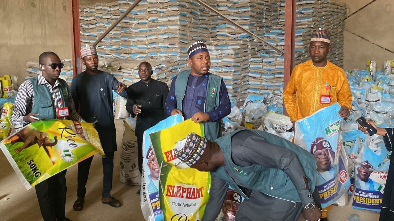 Kano Anti-graft Agency Uncovers 16,800 Bags Of 50kg Palliative Rice Re-branded For Sale