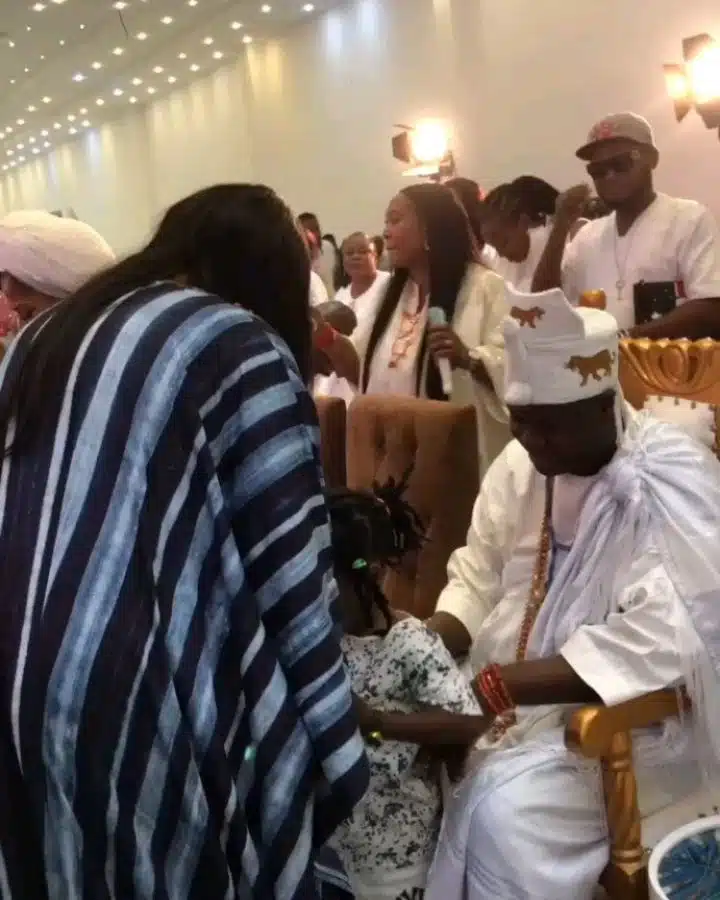 Ooni of Ife reunites with estranged wife, Prophetess Naomi and son