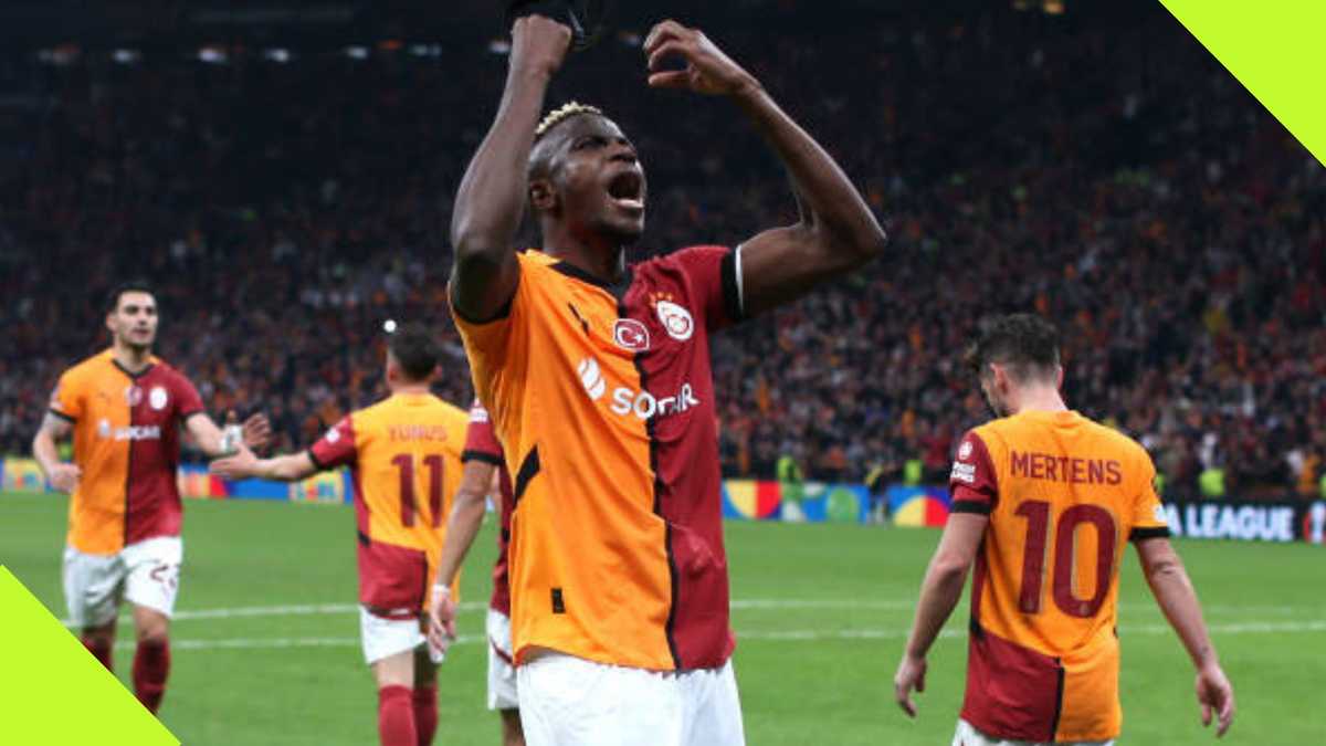 Osimhen Shares Special Moment With Galatasaray Fans After Brace vs Tottenham: Video