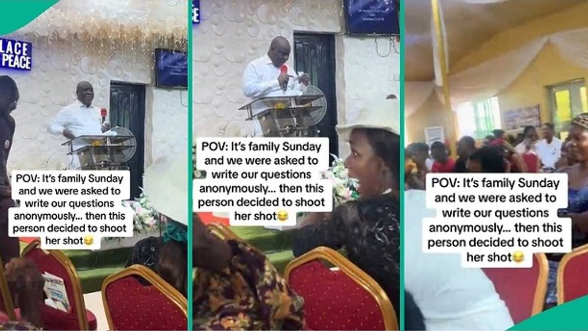 Pastor Reads Letter of Female Member Who Has Heavy Crush on Man in church, Video Trends