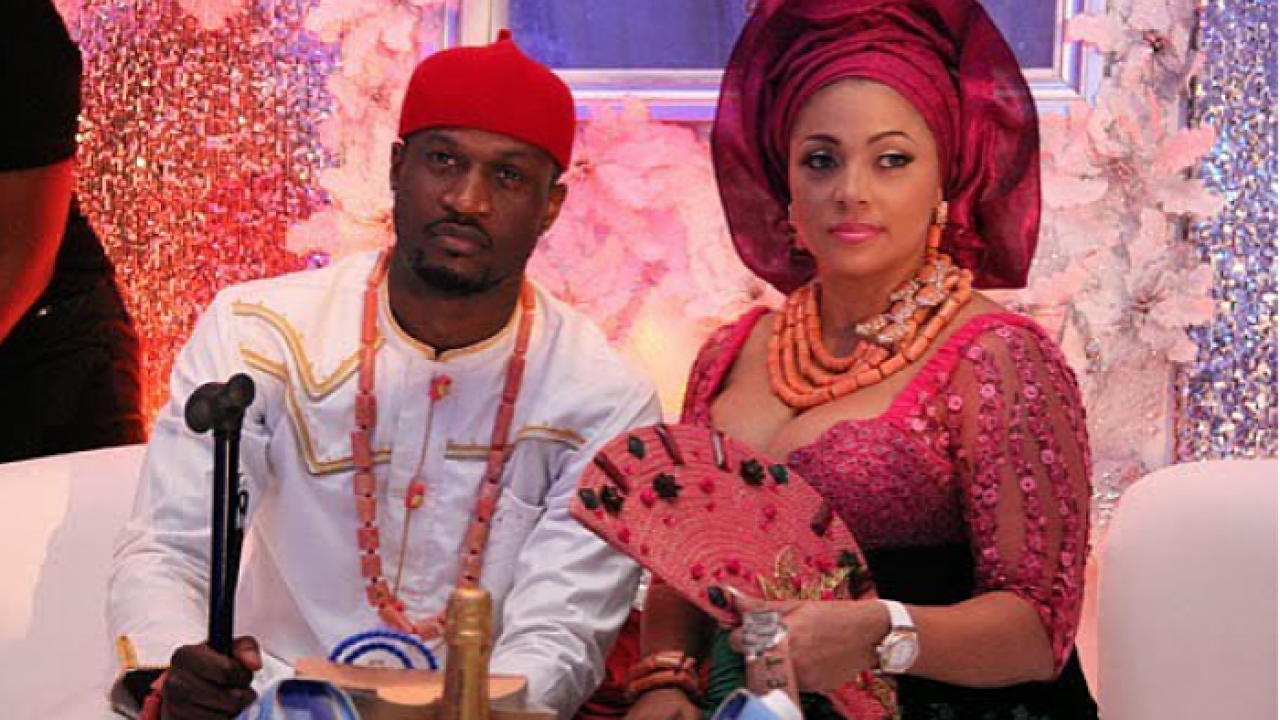 Peter Okoye’s wife birthday message to singer, unsettles fans (photo)