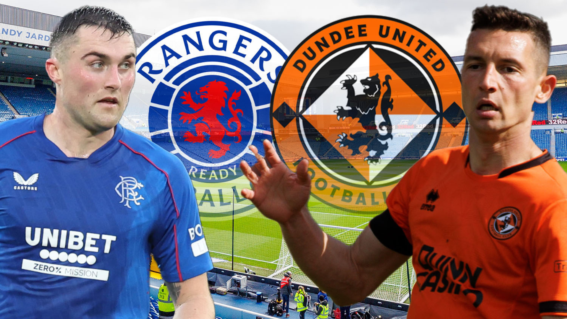 Rangers vs Dundee Utd: LIVE SCORE: Stream, teams as Clement goes with Dujon Sterling ahead of Tavernier at right back