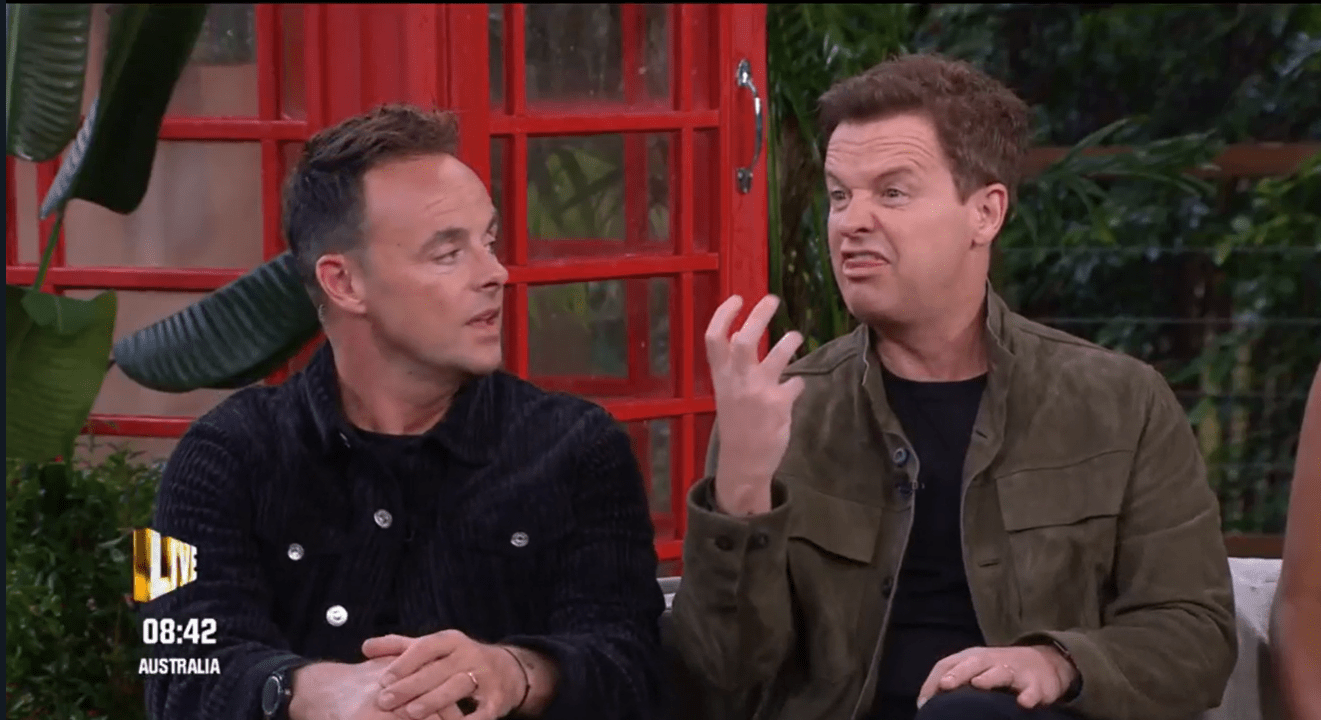 Red-faced Dec Donnelly leaves I'm A Celeb in hysterics after embarrassing blunder on live TV