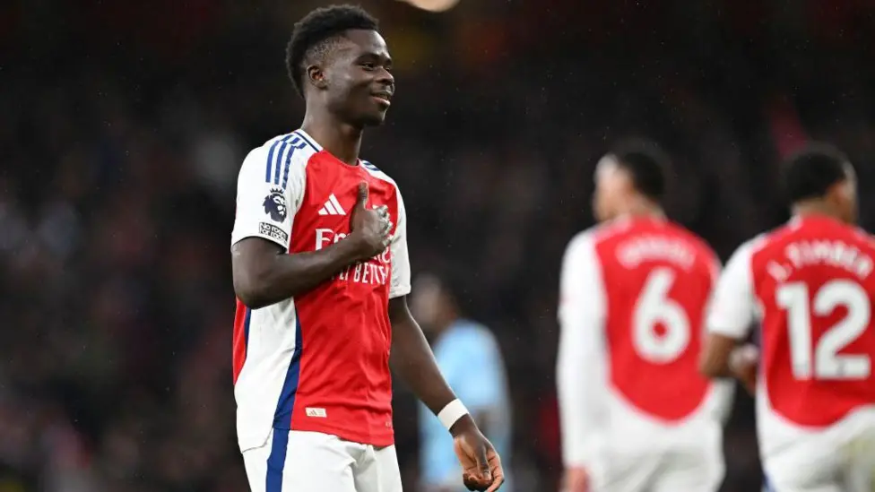 Saka, Partey on point as Arsenal end winless run