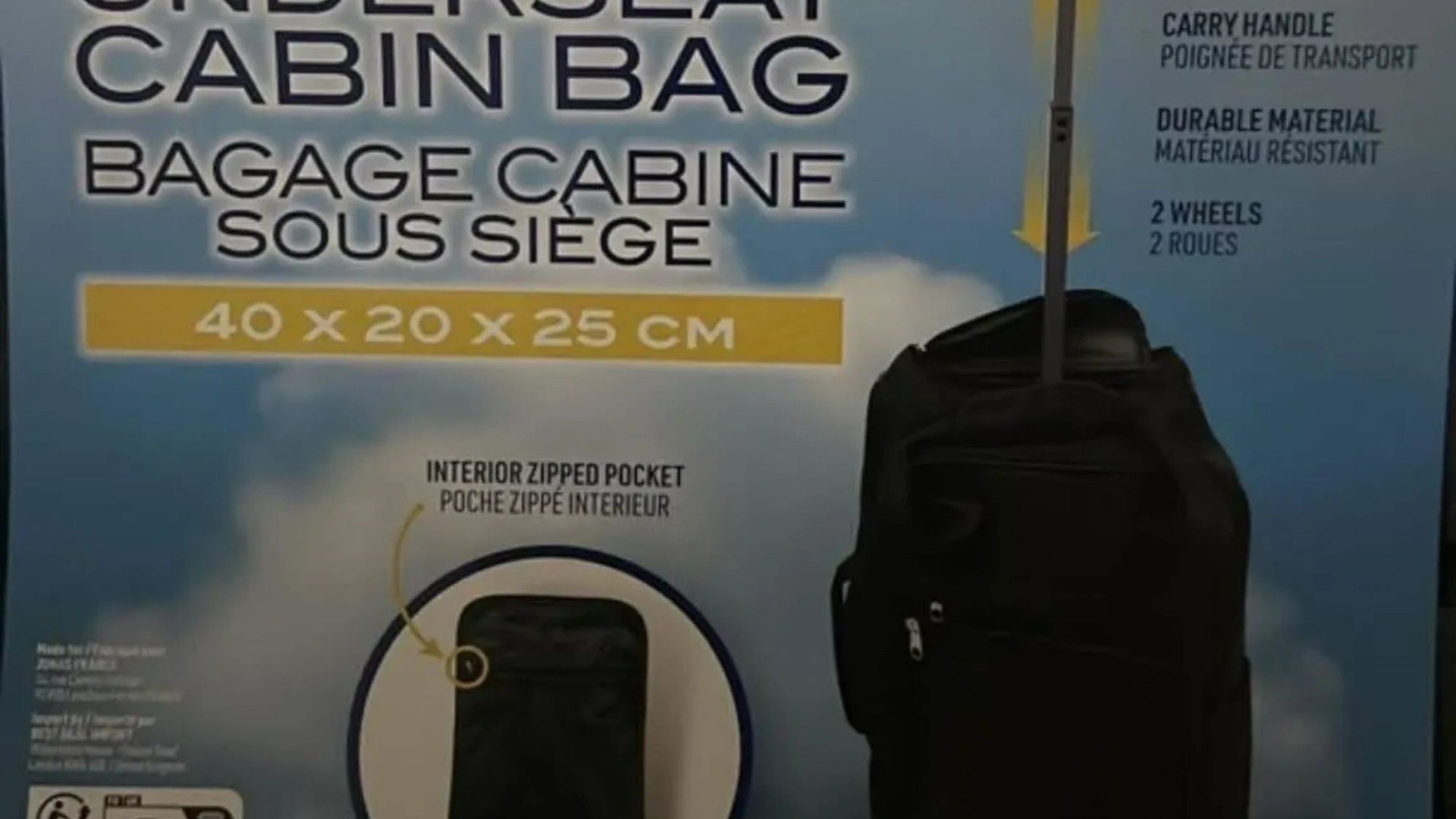 Shoppers go wild for the ‘cheapest ever seen’ underseat hand luggage being sold at their local supermarket for just £8