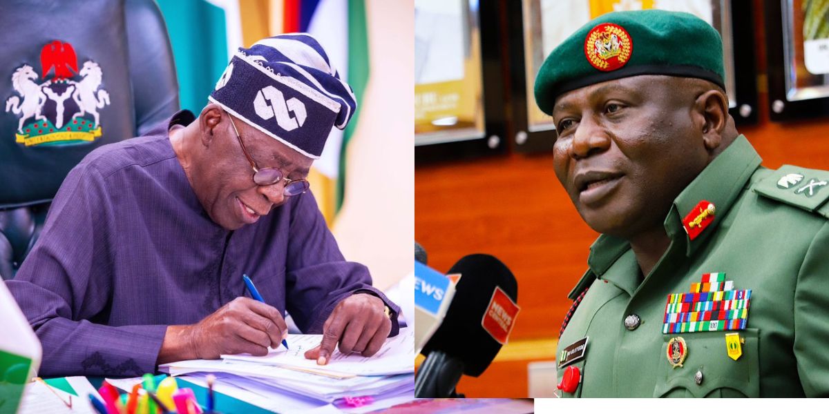 Tinubu Seeks Senate Confirmation Of Acting COAS