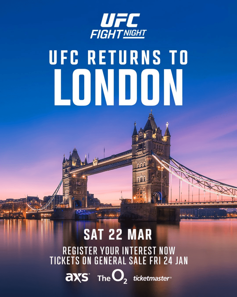 The MMA leader returns to the capital on March 22, 2025