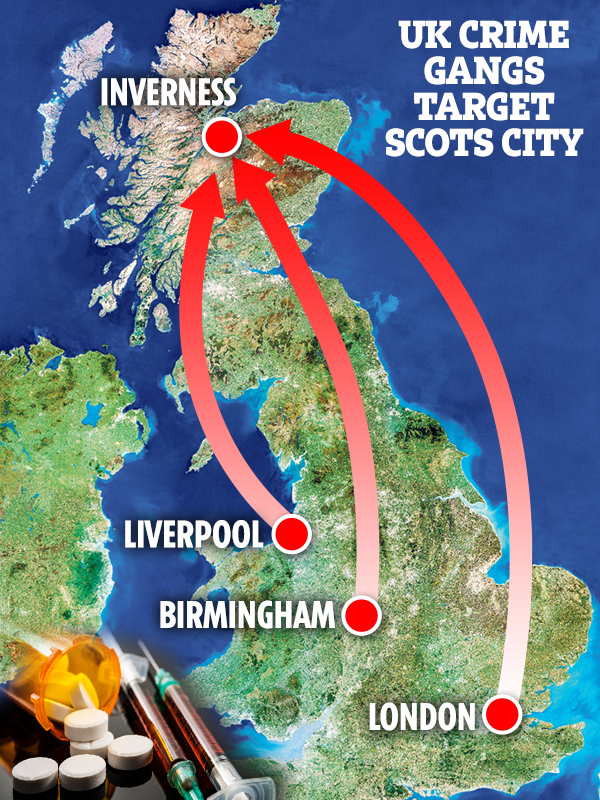 Officers are trying to combat groups from Liverpool, London and Birmingham