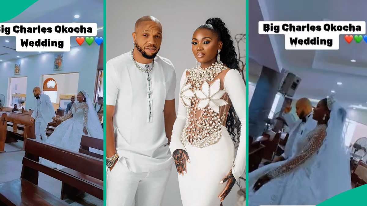 Video From Charles Okocha’s Alleged Wedding Emerges As He Shows Moves Emerges: “Why Church Con Dry?