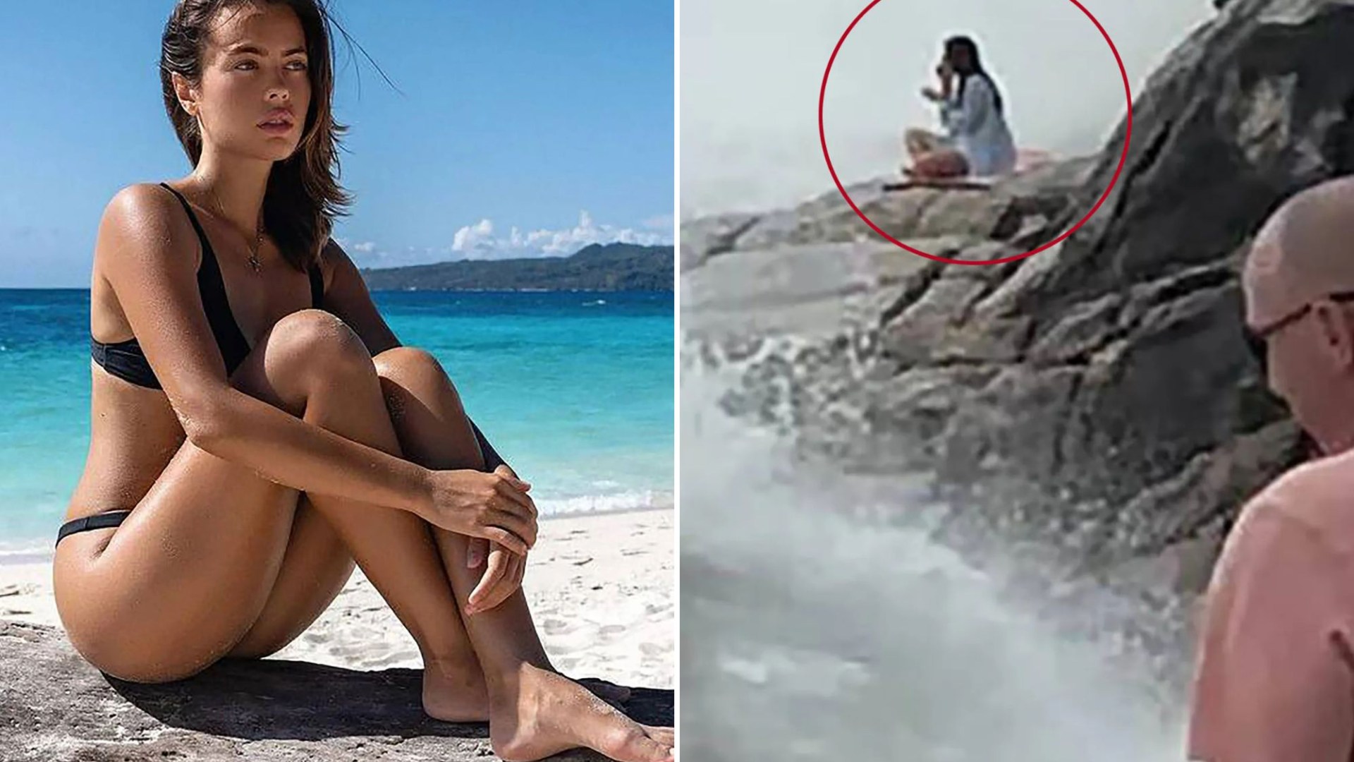 Actress, 24, swept to her death by giant wave while doing yoga at her favourite beauty spot on Thai paradise island