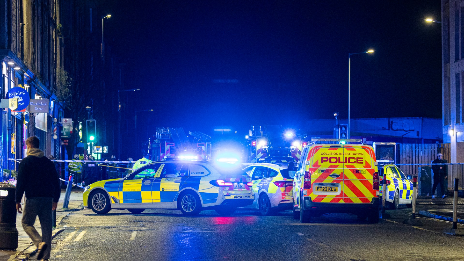 Man, 20, dies after being 'hit by car' on Scots street