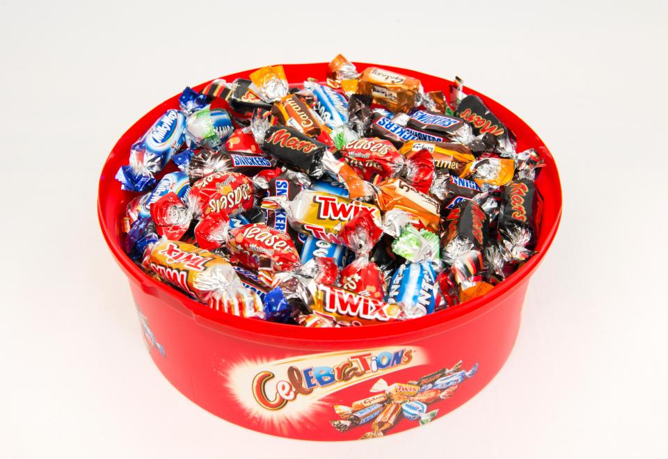 A tub of Celebrations will cost you £3.95 if you have Nectar cards