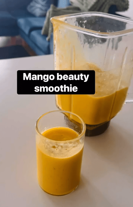 Star swears by her 'beauty smoothie' for her youthful looks