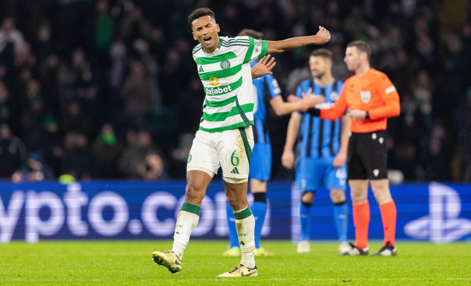 He looked frustrated as Celtic dropped two points to the Belgian champions