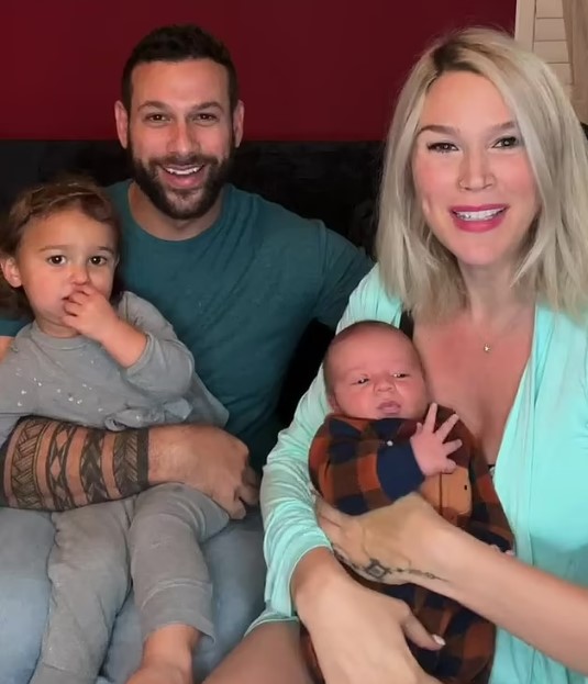 Joss and husband Cody DaLuz now have three little ones to look after