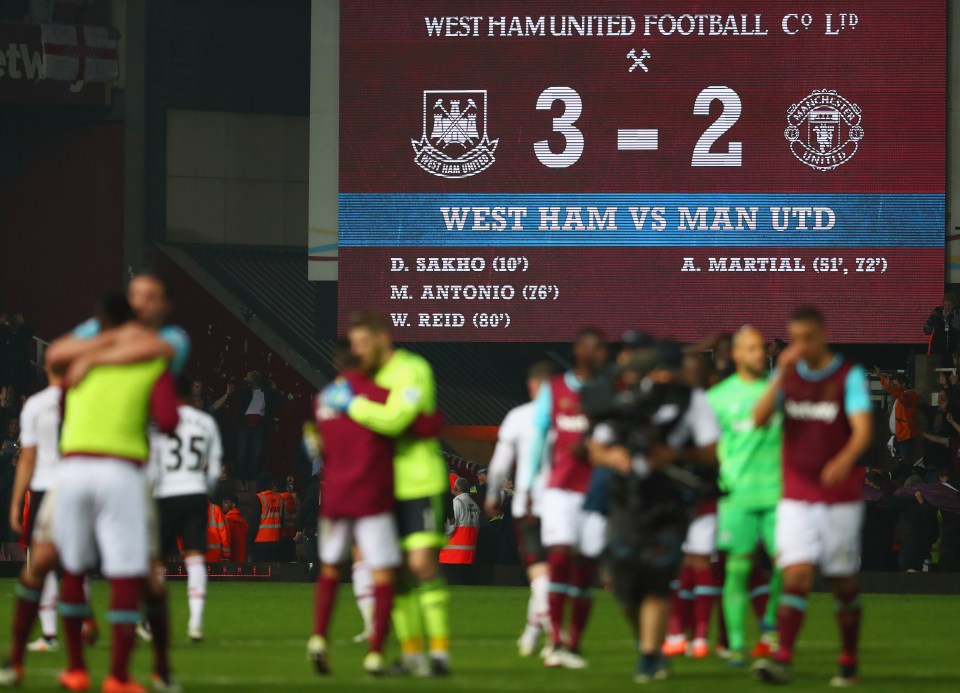 The Hammers bid goodbye to Upton Park after a 2016 win