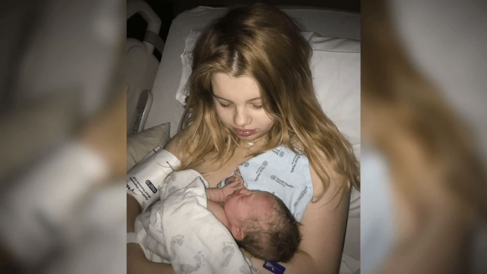 She faced cruel comments from trolls for having a baby so young