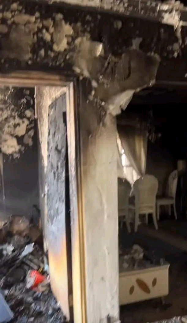 Mercy Aigbe house burnt 